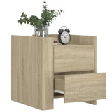 Bedside Cabinet Sonoma Oak 45x50x50 cm Engineered Wood 848285