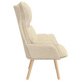 Armchair Cream 69 x 74 x 93 cm Fabric 42001872