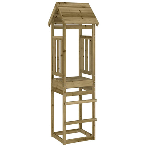 ZNTS Play Tower 52.5x46.5x206.5 cm Impregnated Wood Pine 826513
