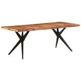 Dining Table 200x90x76 cm Solid Acacia Wood 323571