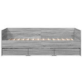 Daybed Grey Sonoma Engineered Wood Single to Double 3280823