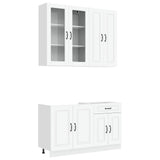 Kitchen Unit KALMAR 4 pcs White Engineered Wood 3438305