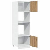 Microwave Cabinet Lyon Artisan Oak 60x57x207 cm Engineered Wood 3334024