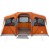 Family Tent with Roof Orange and Orange 435 x 255 x 216 cm 4100687