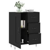 Sideboard Black 69.5x34x90 cm Engineered Wood 830253