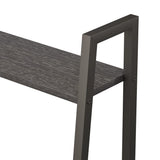 5-Tier Standing Shelf Black 56x35x174 cm 336369