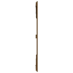 ZNTS Wall Headboard Honey Brown 185x3x110 cm Solid Wood Pine 824966