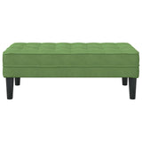 Bench with Cushion Light Green 113 x 57 x 39 cm Velvet 42001950