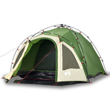 ZNTS Camping Tent Dome 3-Person Green Quick Release 4004222