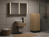 Bathroom Cabinet Set 4 pcs Sonoma Oak Engineered Wood 3407377
