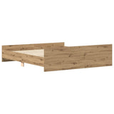 Bed Frame without Mattress Artisan Oak 160x200cm Engineered Wood 3328755