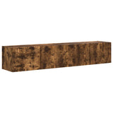 TV Wall Cabinet 2 pcs Smoked Oak 78.5 x 31 x 29.5 cm 892220