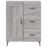 Highboard Grey Sonoma 69.5x34x180 cm Engineered Wood 3198679