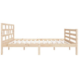 Bed Frame without Mattress Small Double Solid Wood 3101253