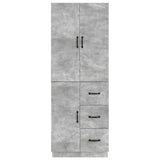Cabinet Set 2 pcs Concrete Grey Engineered Wood 3416820