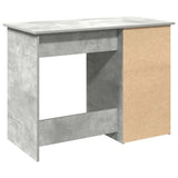 Desk Concrete Grey 102x50x75 cm Engineered Wood 860466