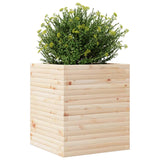 ZNTS Garden Planter 60x60x68.5 cm Solid Wood Pine 3282469