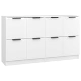 Sideboards 2 pcs White 60x30x70 cm Engineered Wood 3115804