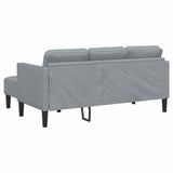 Sofa Set 2 pcs Light Grey 173 x 131 x 67 cm Fabric 3329252