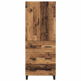 Highboard with Drawer 2 pcs Old Wood 69.5 x 34 x 180 cm 3415787