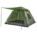 Camping Tent Dome 5-Person Green Quick Release 4004146