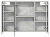 Bathroom Mirror Cabinet Concrete Grey 73.5 x 15.5 x 70 cm 889258