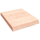 Wall Shelf 40x50x cm Untreated Solid Wood Oak 363514
