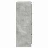 Sideboard Concrete Grey 100x35x99 cm Engineered Wood 3328492