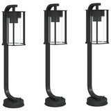 Outdoor Floor Lamps 3pcs Black 60 cm Stainless Steel 4006346