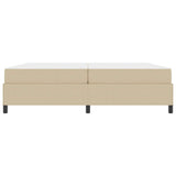Bed Frame with Mattress Light Green Grey 200 x 200 cm Fabric 3399144