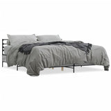 Bed Frame without Mattress Grey Sonoma 200x200 cm 3280065