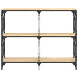 Console Table Sonoma Oak 100x28x80.5 cm Engineered Wood 835420