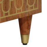 Bedside Cabinet 50x33x60 cm Solid Wood Mango 358295