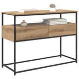 Console Table Artisan Oak 100 x 40 x 75 cm Engineered Wood 882228