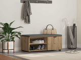Hall Bench Artisan Oak 80 x 38 x 46 cm 891511