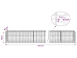 Gabion with 5 mm Wire and 5x10 cm Mesh 350x50x50 cm 3464713