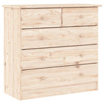 Highboard ALTA 77x35x165 cm Solid Wood Pine 3187779
