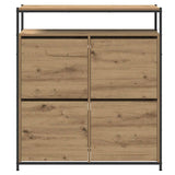 Shoe Cabinet Artisan Oak 100 x 34 x 112 cm Engineered Wood 3365548