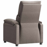 Recliner Chair Taupe Fabric 342458