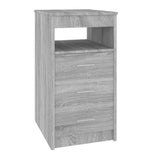 Drawer Cabinet Grey Sonoma Engineered wood Compact Drawer Cabinet 815094