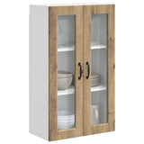 Wall Glass Cabinet PORTO Artisan Oak 60 x 31 x 100 cm 885534