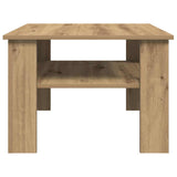 Coffee Table Artisan Oak 60x60x42 cm Engineered Wood 855795