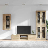 TV Cabinet Set FLORIN 3 pcs Sonoma Oak Engineered Wood 3397946