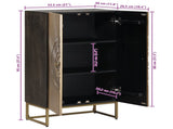 Highboard Brass 53.5 x 30 x 95 cm 42020074