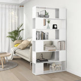 Book Cabinet Room Divider High Gloss White 100x24x188 cm 3082077