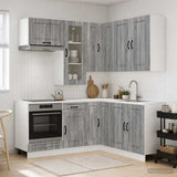 Kitchen Unit KALMAR 8 pcs Grey Sonoma Engineered Wood 3438387