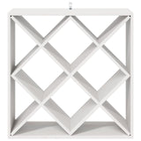 Wine Rack 2 pcs White 62 x 25 x 62 cm Solid Pine Wood 893319