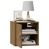 Wall Cabinet Honey Brown 31.5x30x30 cm Solid Wood Pine 818361