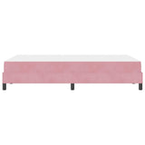 Box Spring Bed with Mattress Pink 120 x 220 cm Fabric 3398790