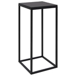 ZNTS Side Tables 2 pcs Black Steel 336128